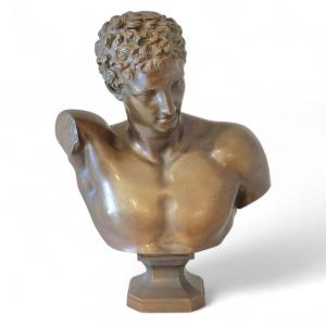 Bronze Bust Of A Man 