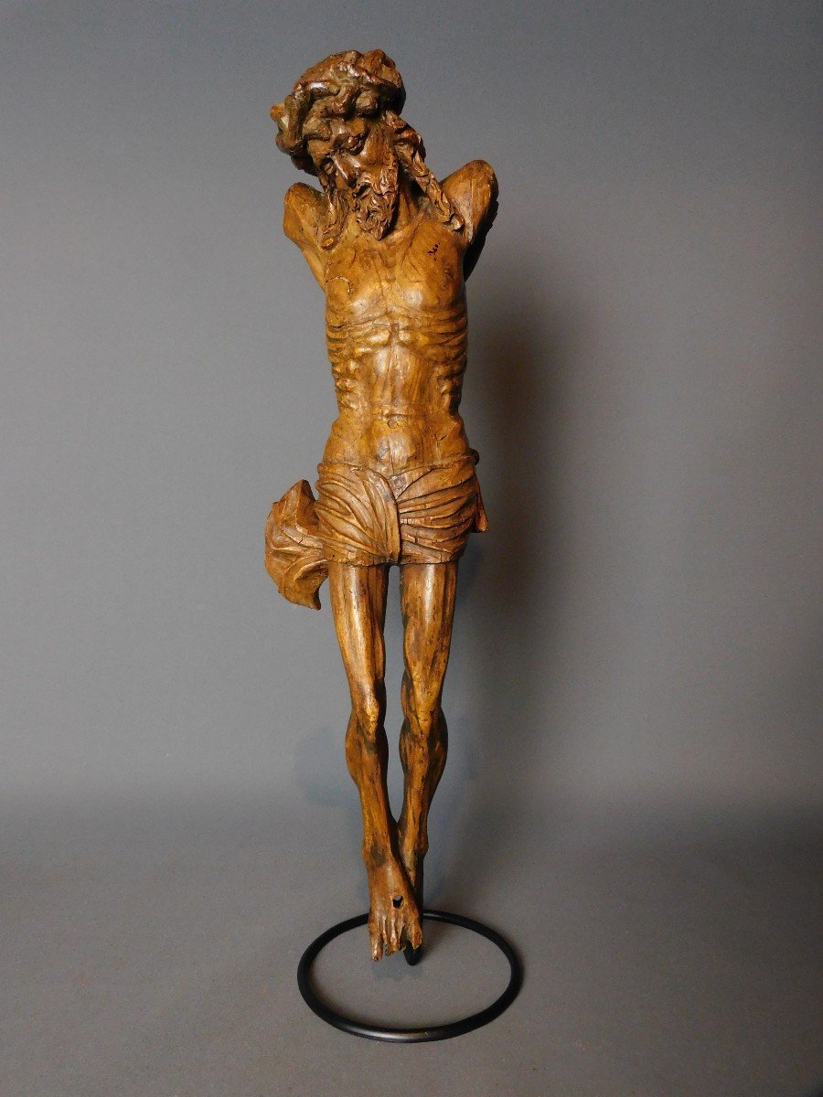 Wooden Christ - 16th  Century Haute Epoque-photo-2