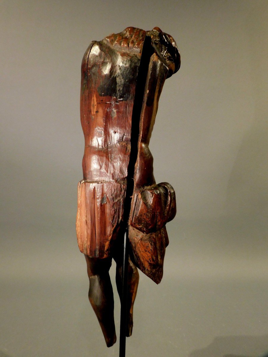 Wooden Christ - 16th Century Haute Epoque-photo-4