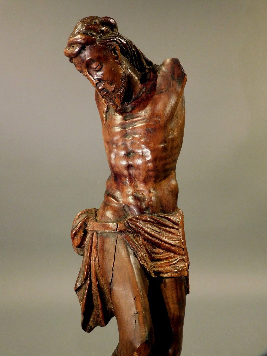 Wooden Christ - 16th Century Haute Epoque-photo-4