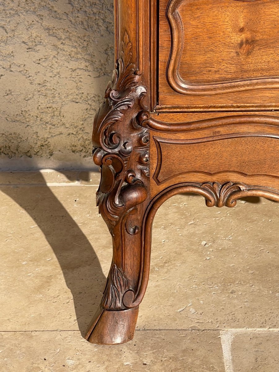 Secretary Louis XV In Walnut-photo-3