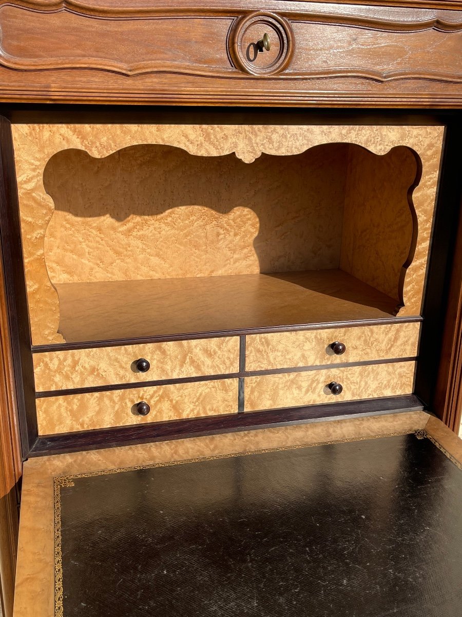 Secretary Louis XV In Walnut-photo-6