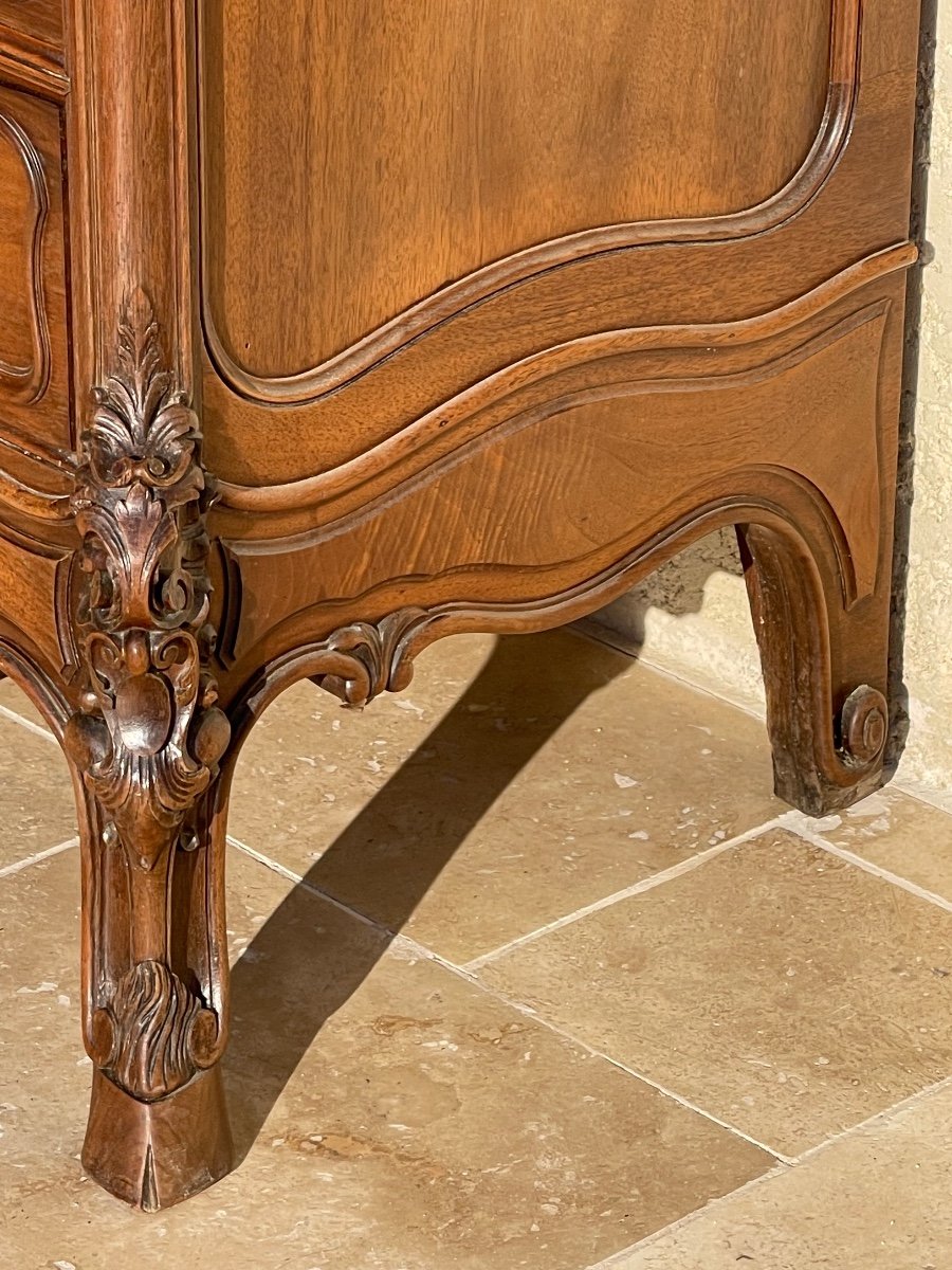 Secretary Louis XV In Walnut-photo-7