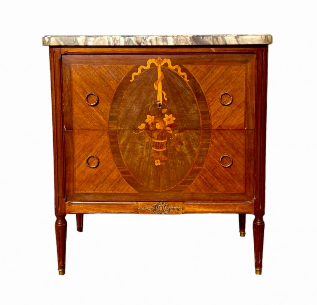 Louis XVI Style Marquetry Commode