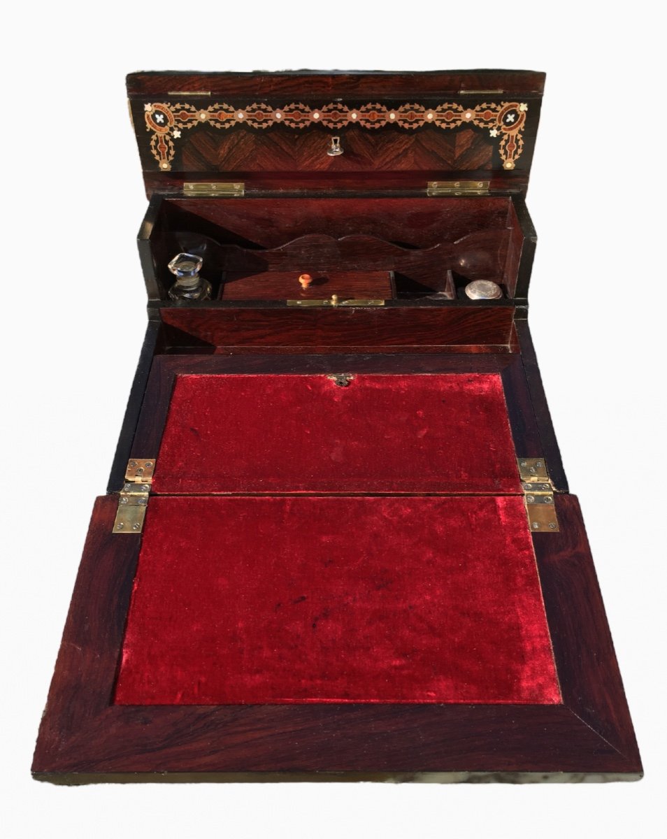 Napoleon III Period Writing Desk - Nineteenth-photo-5