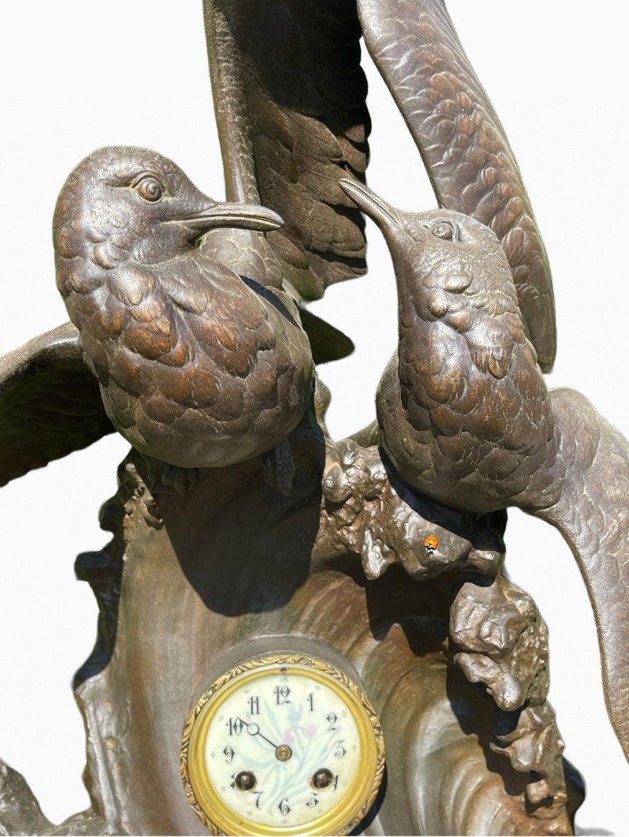 Henri Lechesne - Seagull Clock-photo-2