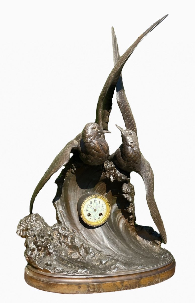 Henri Lechesne - Seagull Clock-photo-5