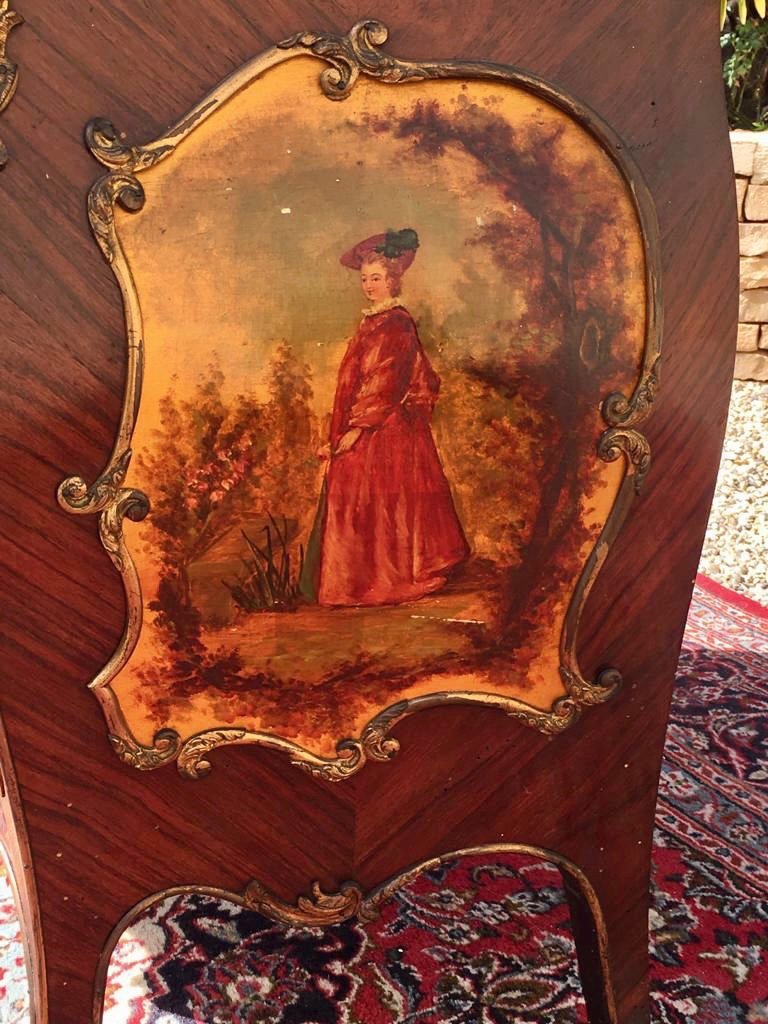 Showcase In Marquetry & Martin Varnish Louis XV Style-photo-6