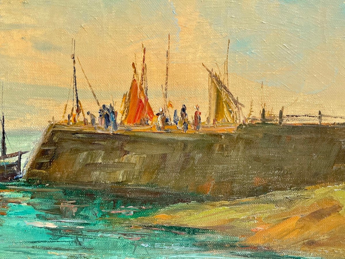 R. Tangui - Oil On Canvas, Marine-photo-4