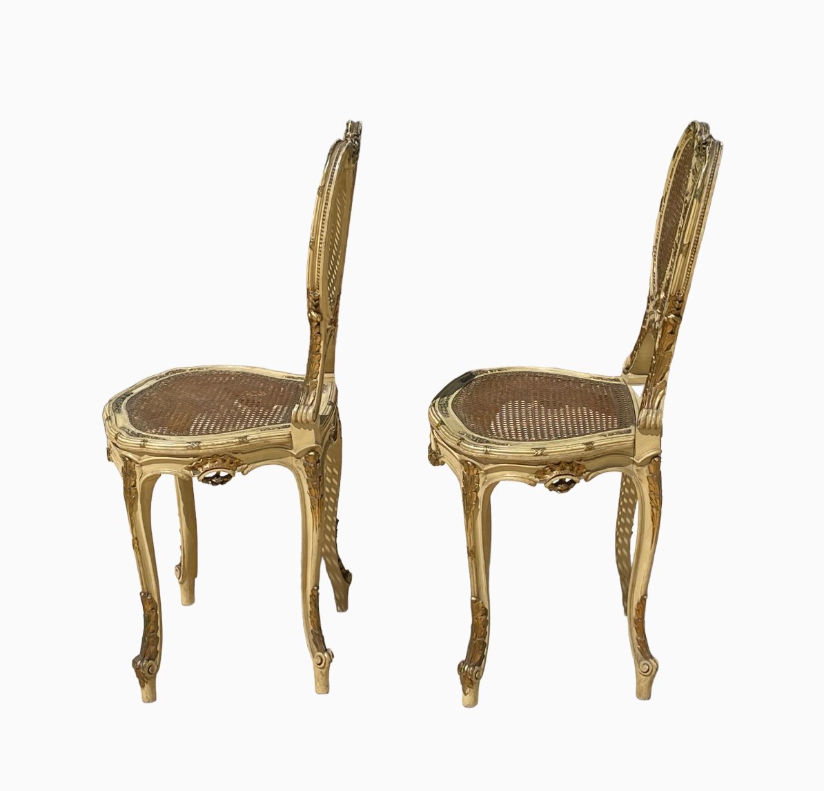 Pair Of Louis XV Style Chairs-photo-5