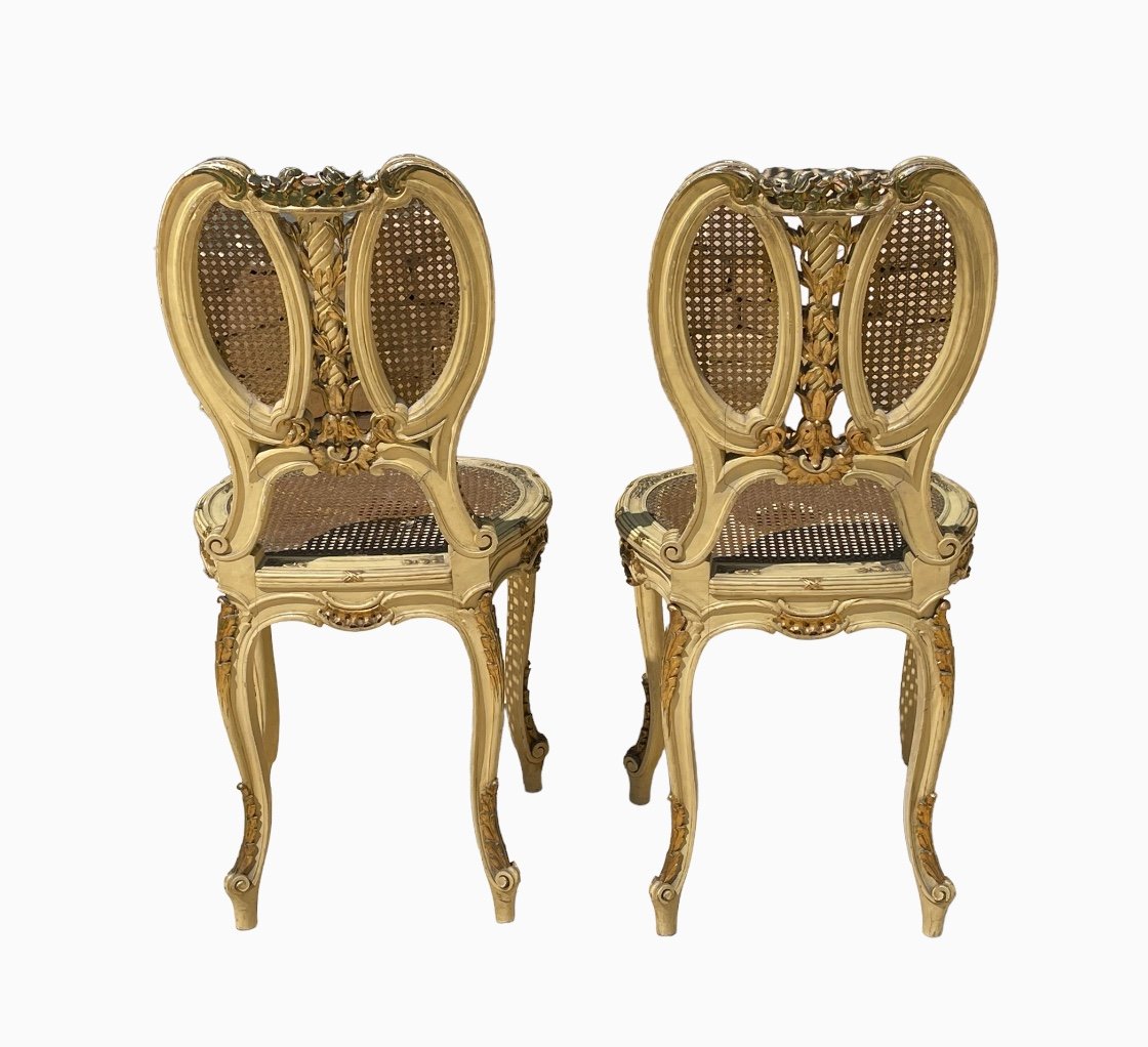 Pair Of Louis XV Style Chairs-photo-6