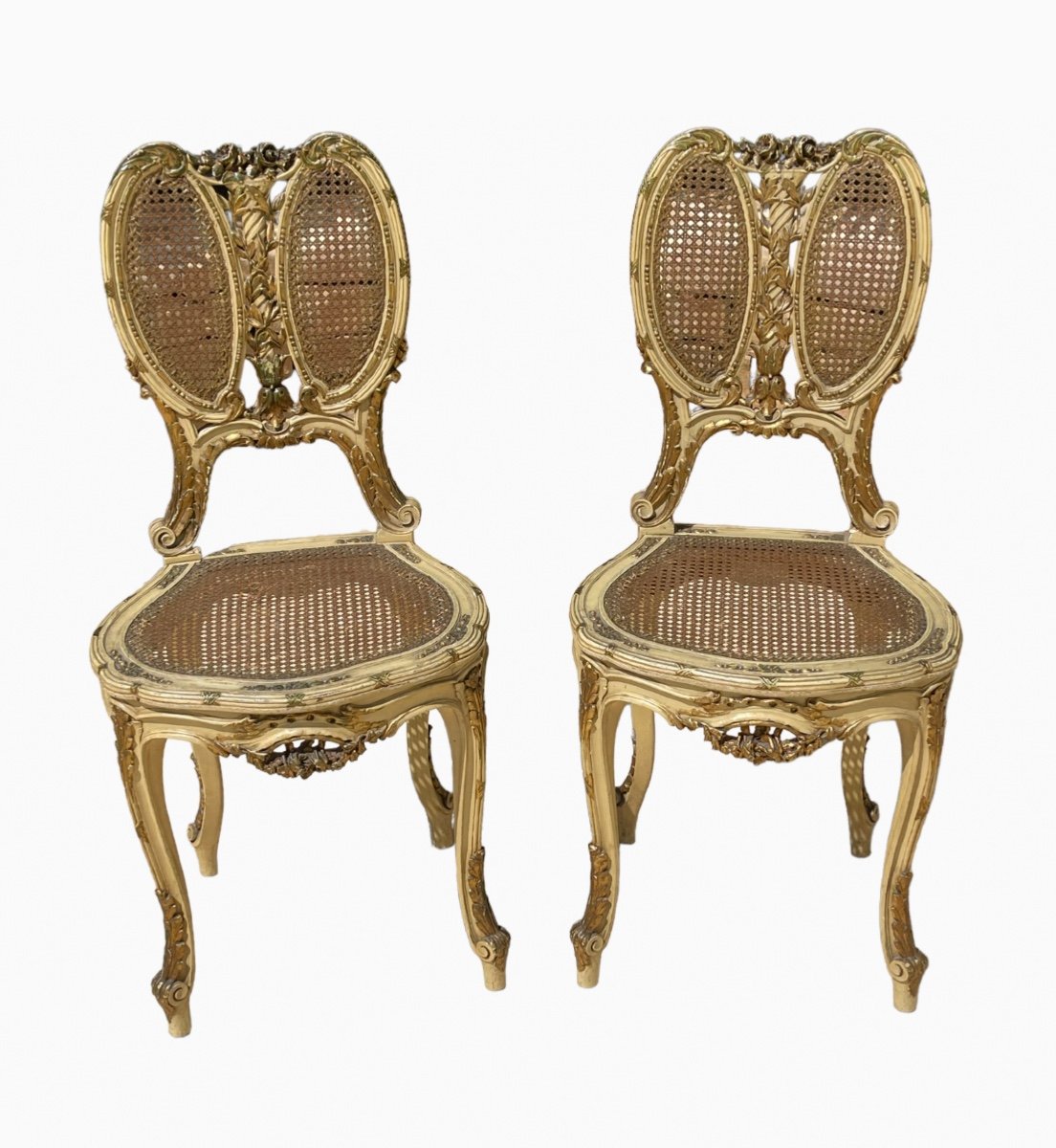 Pair Of Louis XV Style Chairs