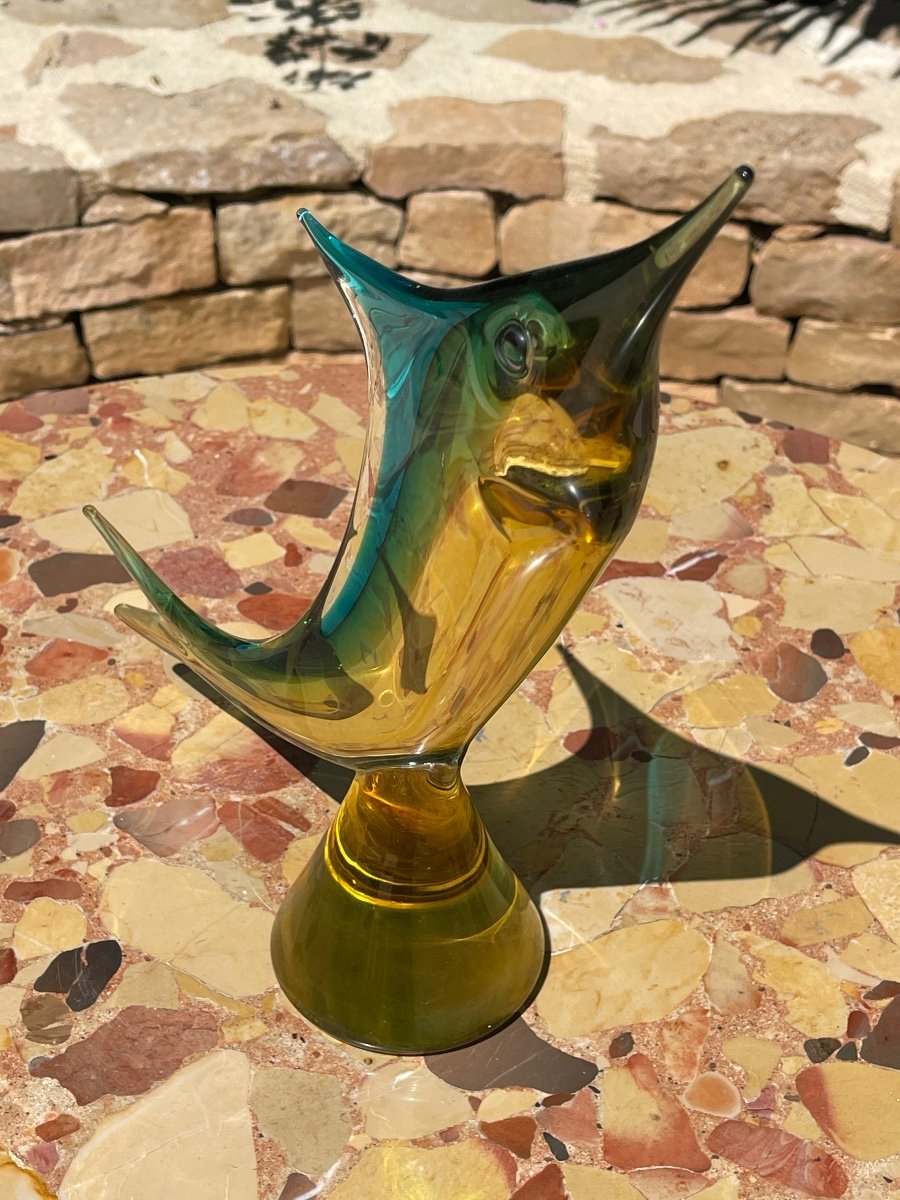 Murano - Glass Swordfish Fish-photo-4