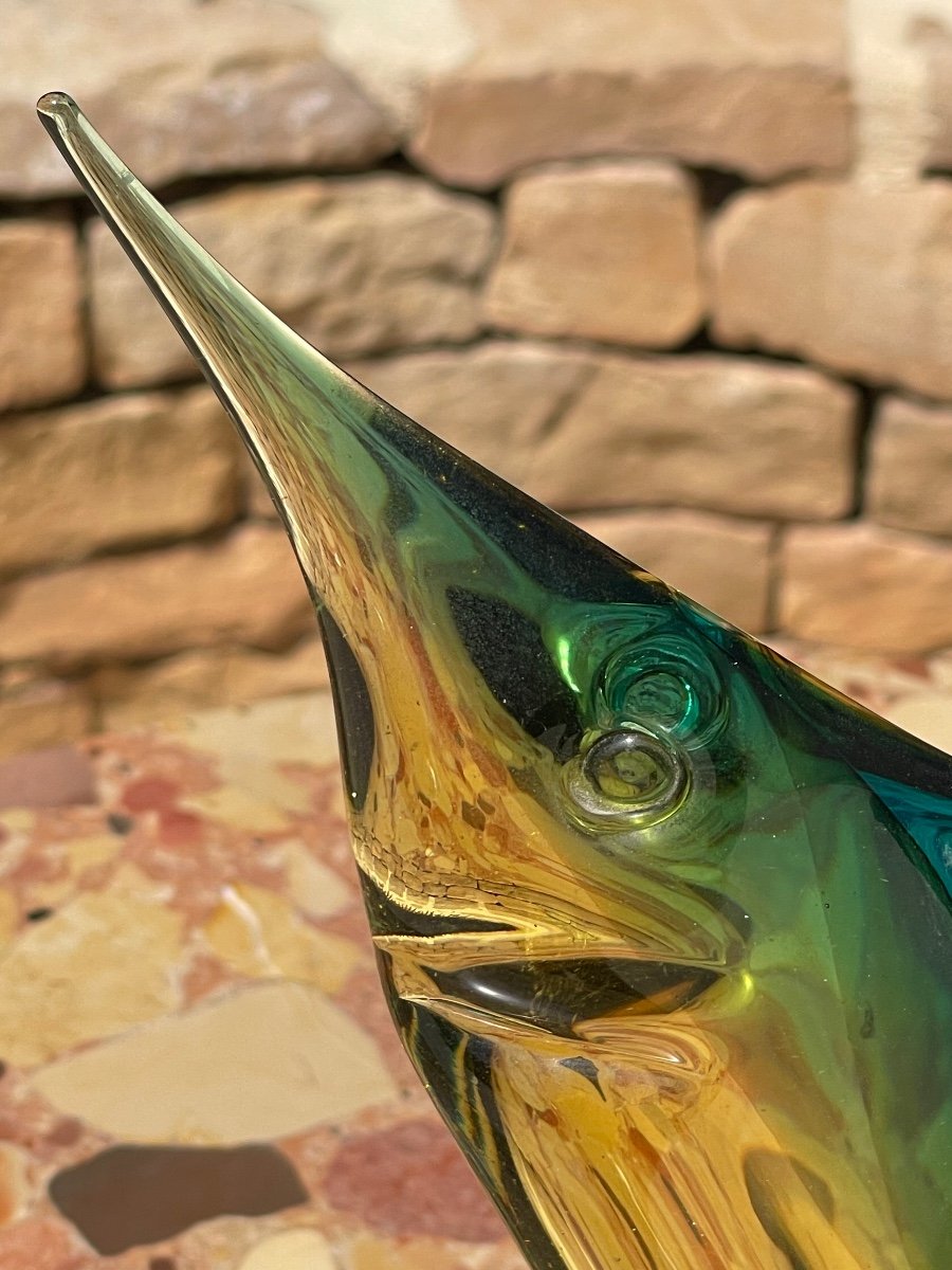 Murano - Glass Swordfish Fish-photo-1