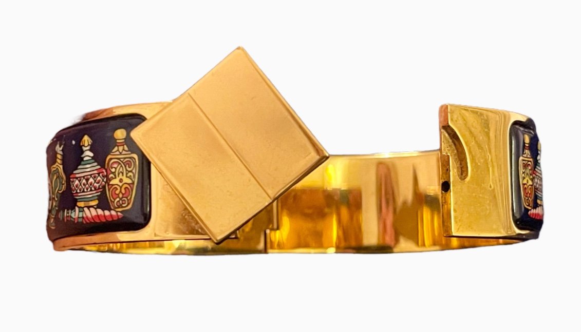 Hermès - Clic-clac Bracelet With Bottles-photo-4