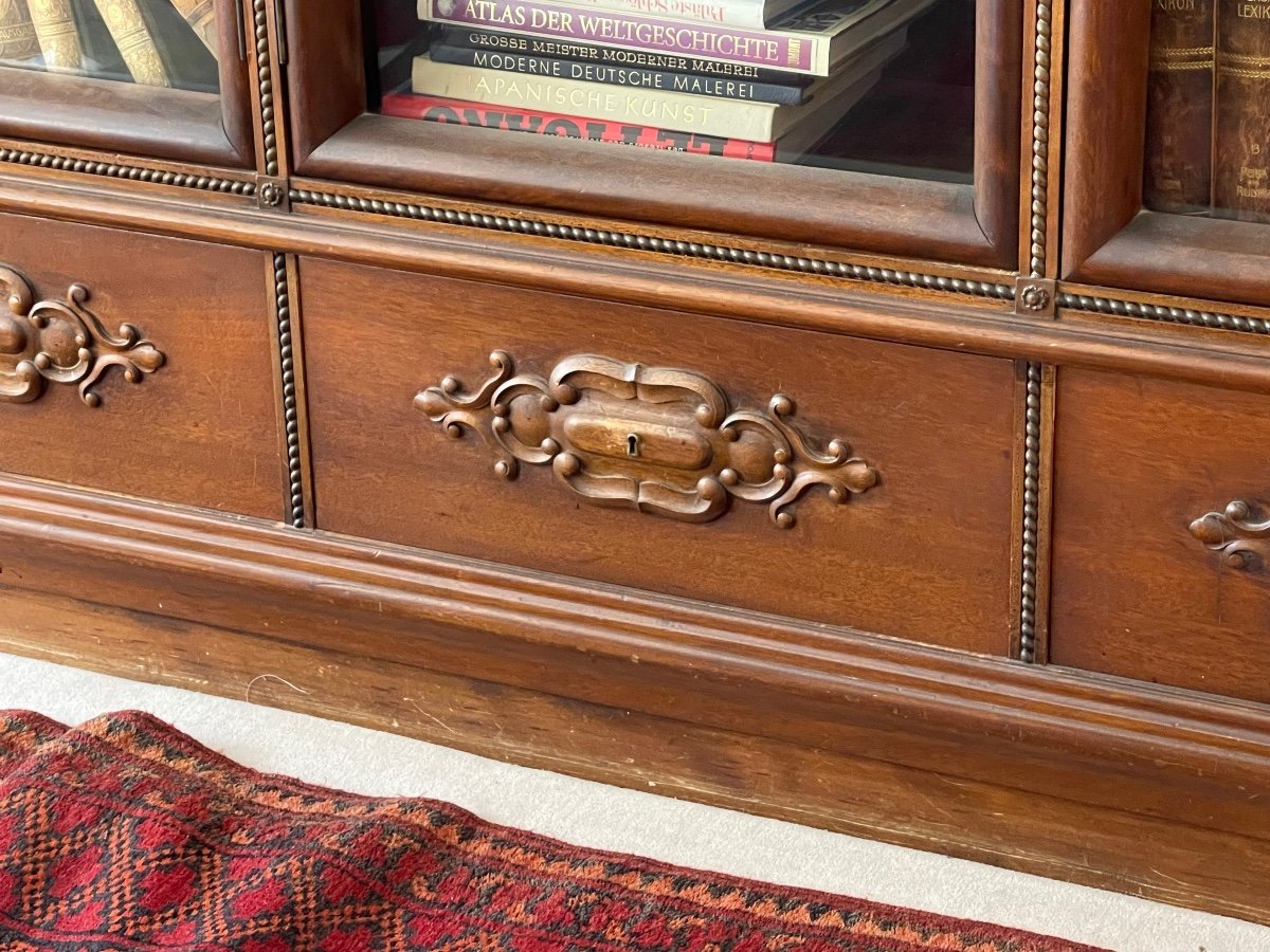 Mahogany Bookcase Circa 1900-photo-3