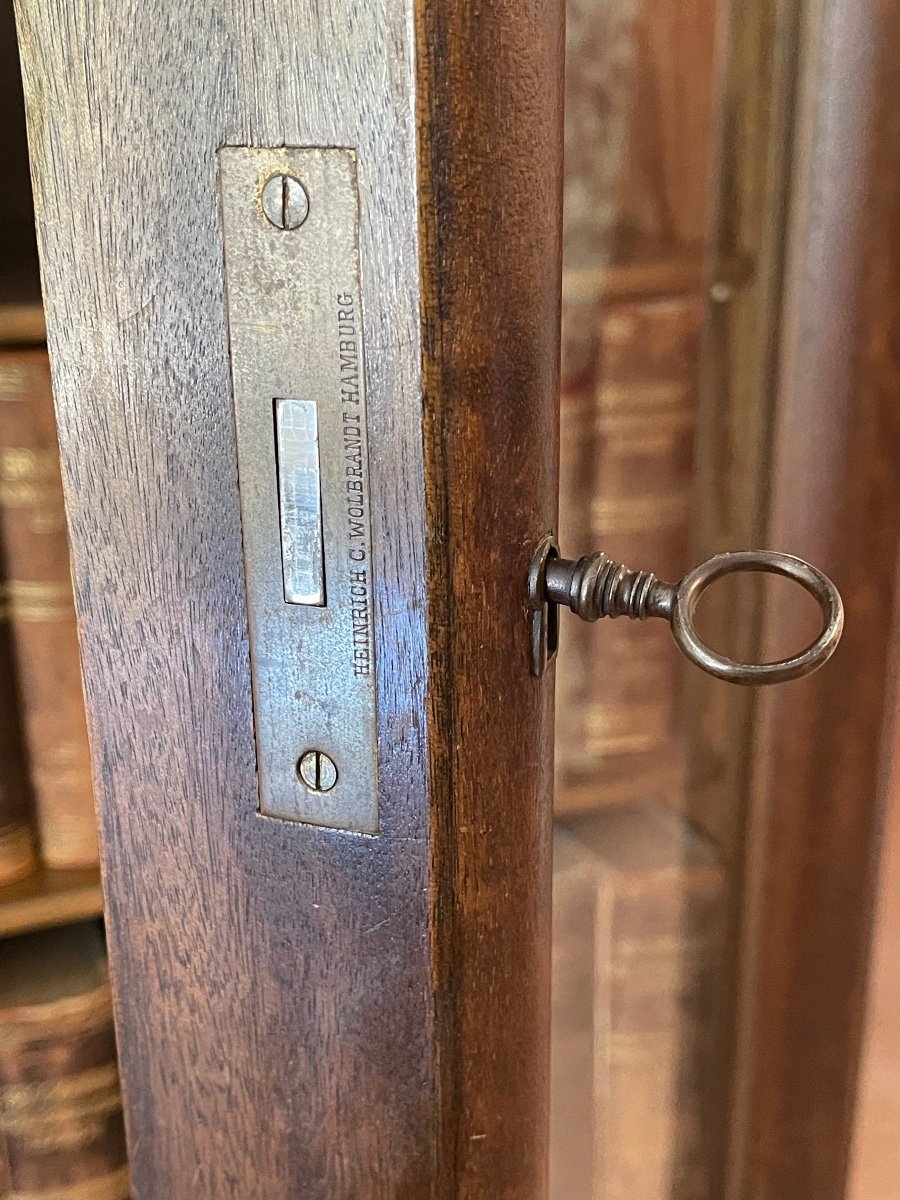 Mahogany Bookcase Circa 1900-photo-6