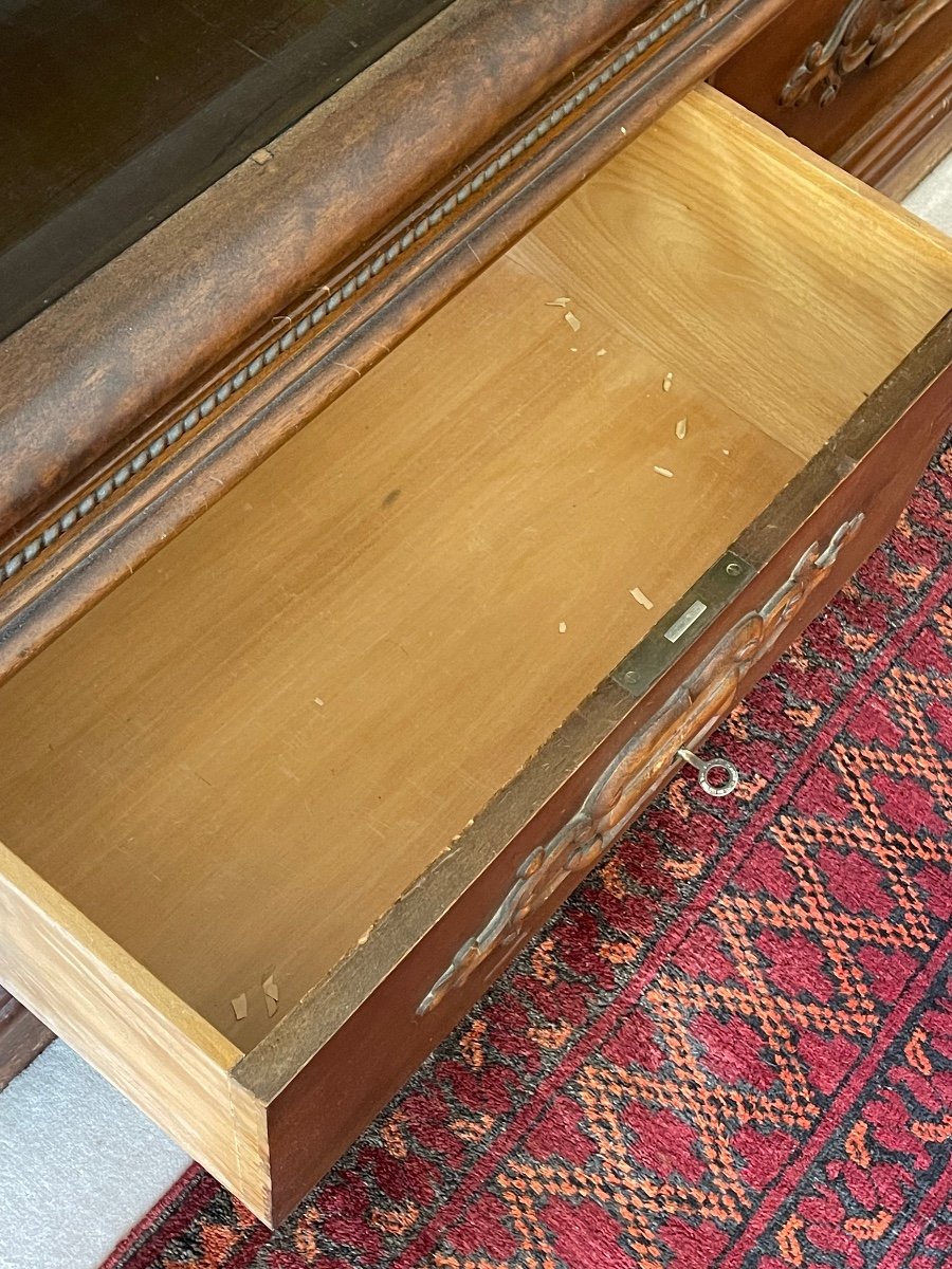 Mahogany Bookcase Circa 1900-photo-8