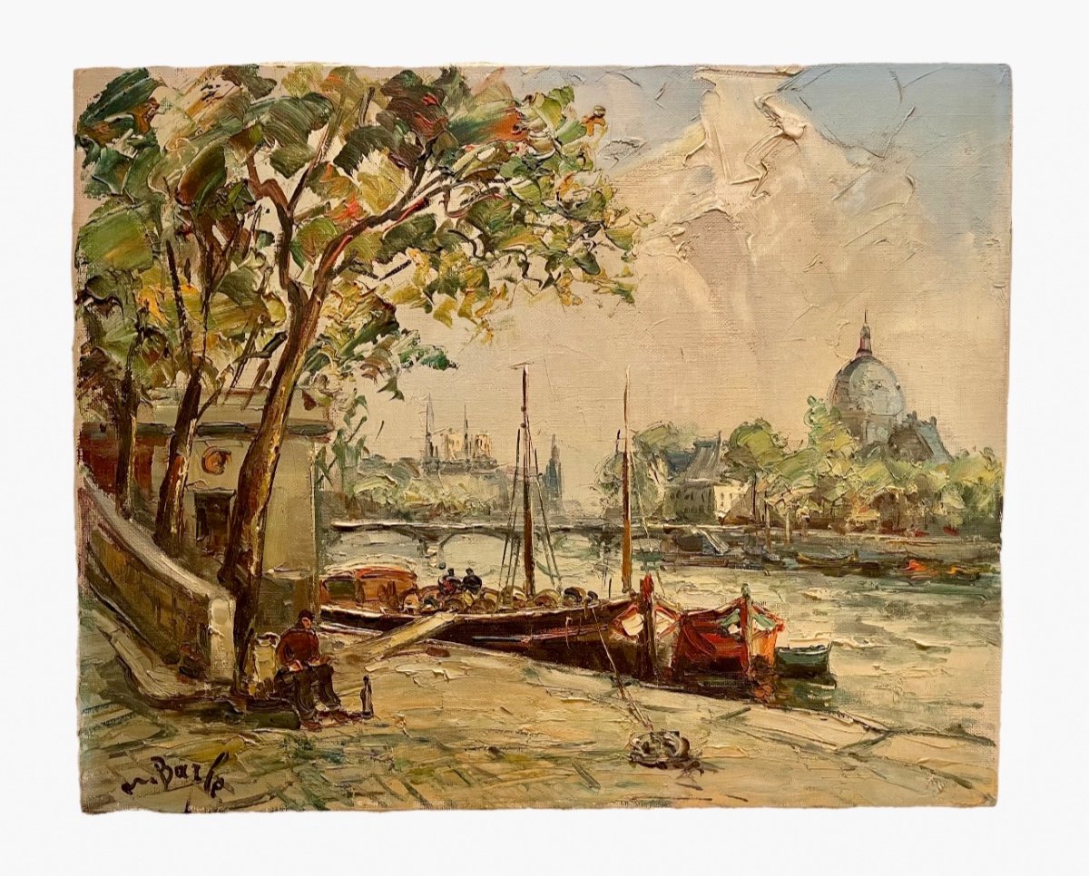 Maurice Barle - Paris, The Quays Of The Seine