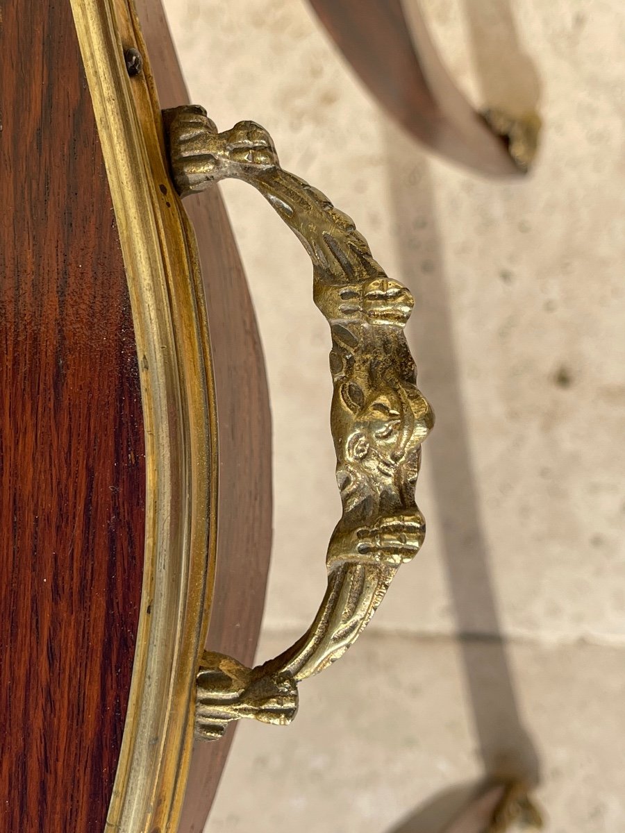 Louis XV Style Marquetry Table -photo-5