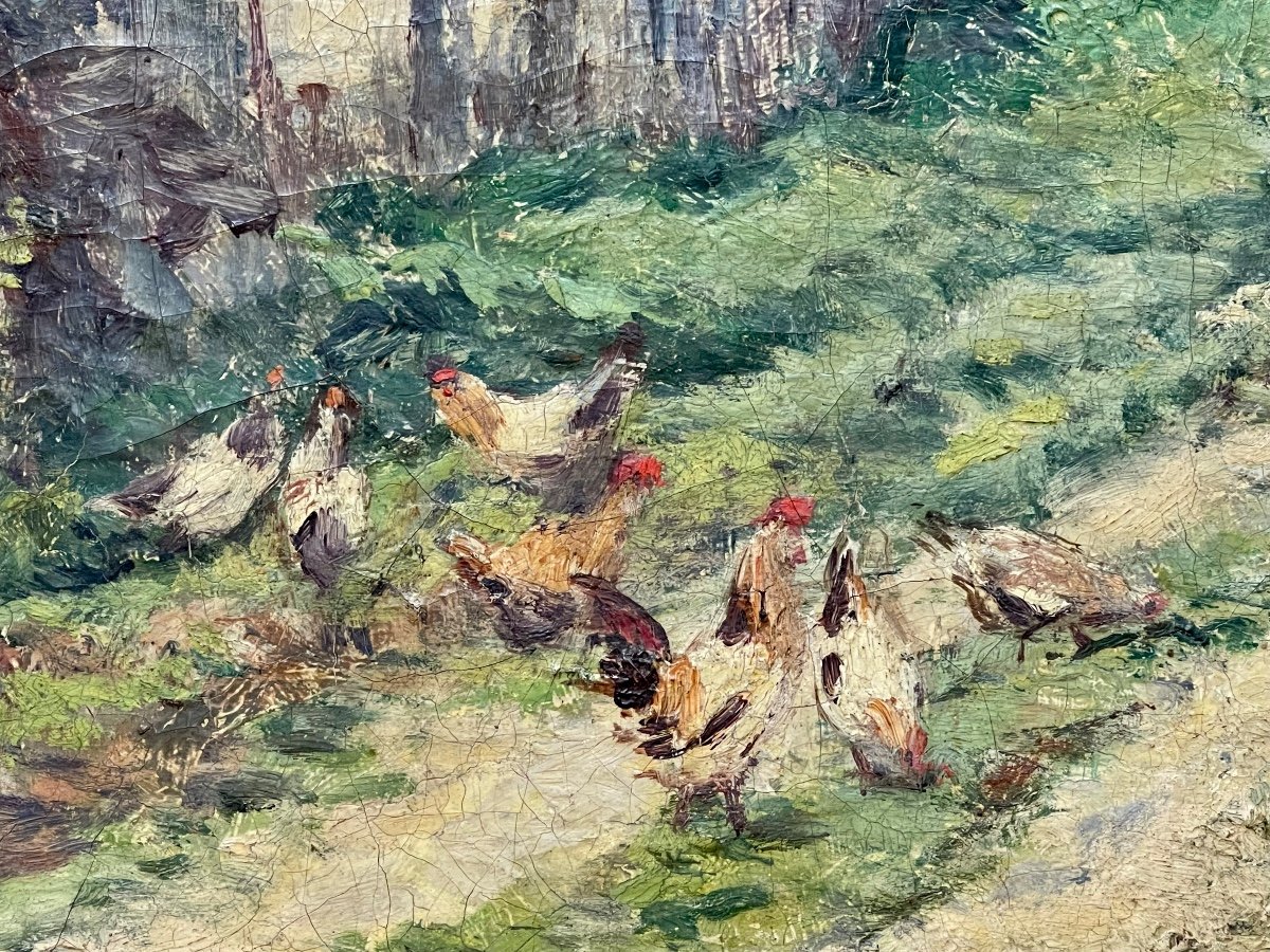 Frédéric Ede - Chickens In The Countryside -photo-2