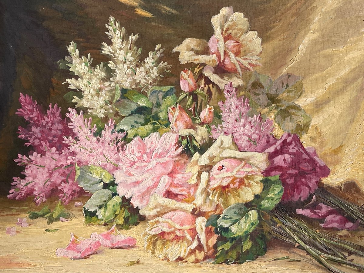 Louis LARTIGAU - Bouquet de Fleurs -photo-3