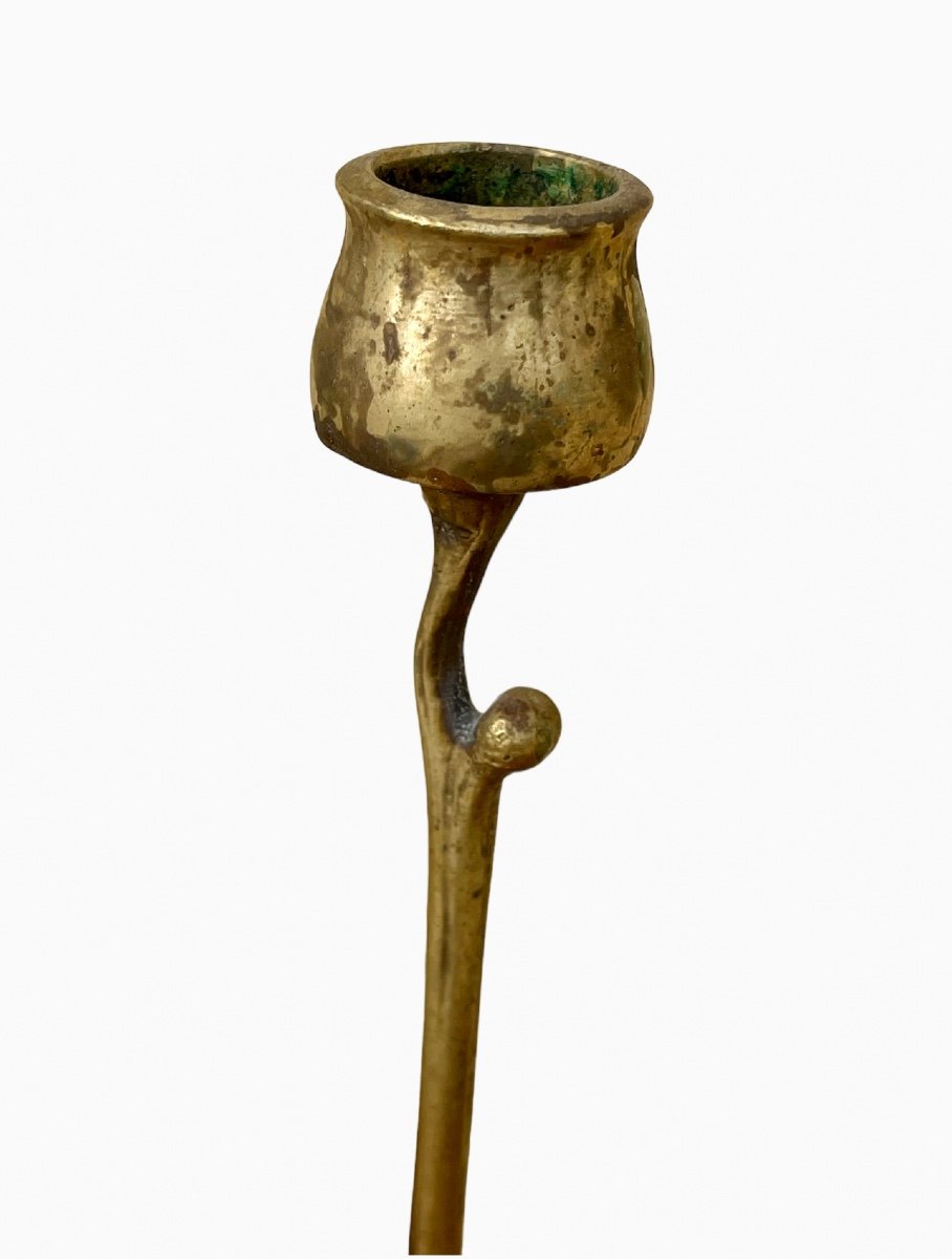 Richard Riemerschmid - Bronze Candleholder-photo-2