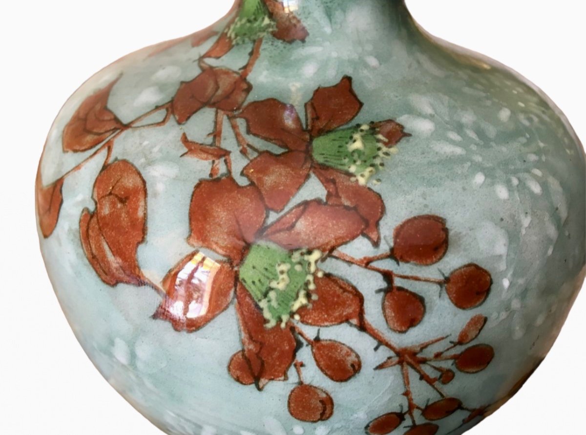 Optat-milet & Dilhoth - Glazed Earthenware Vase -photo-3