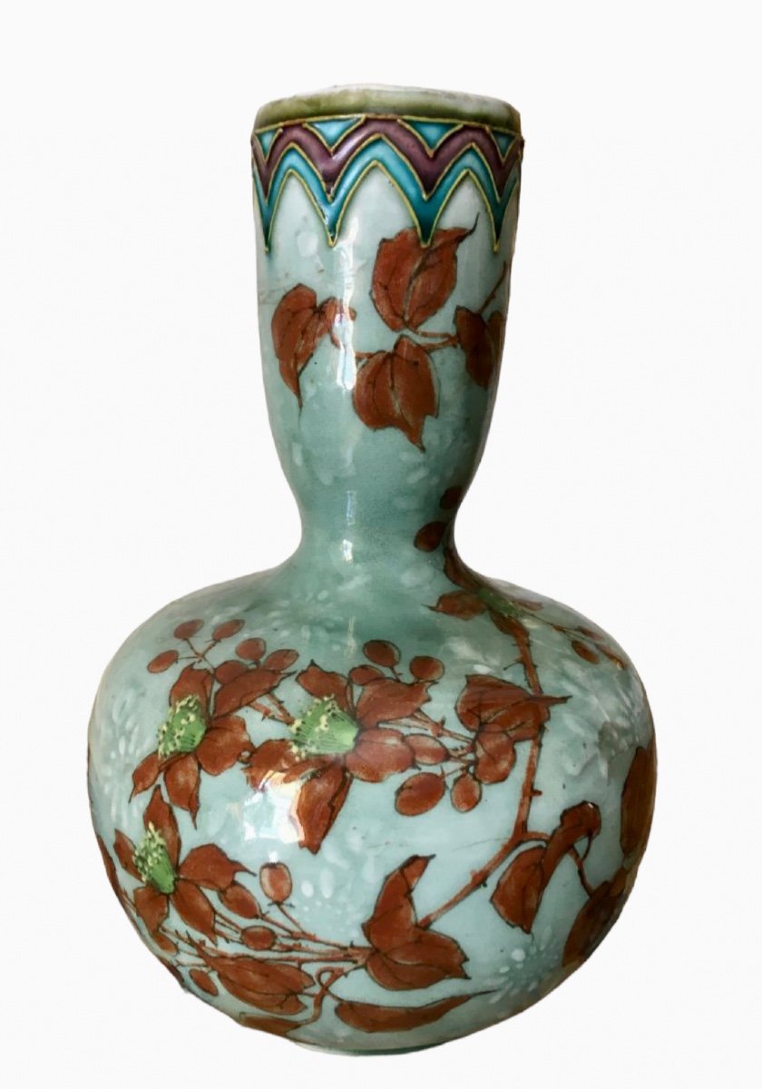 Optat-milet & Dilhoth - Glazed Earthenware Vase 