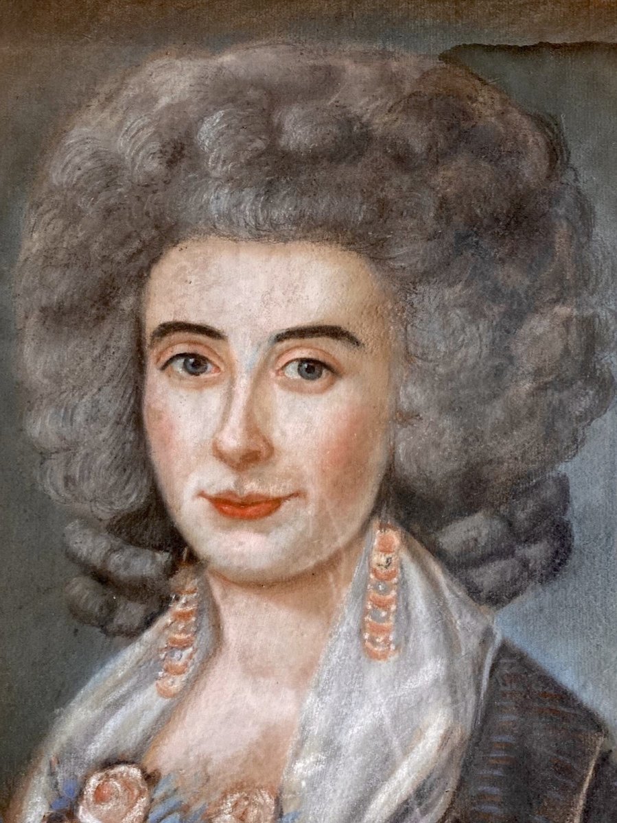 18th Century - Presumed Portrait Of Baroness Stroganova-photo-3