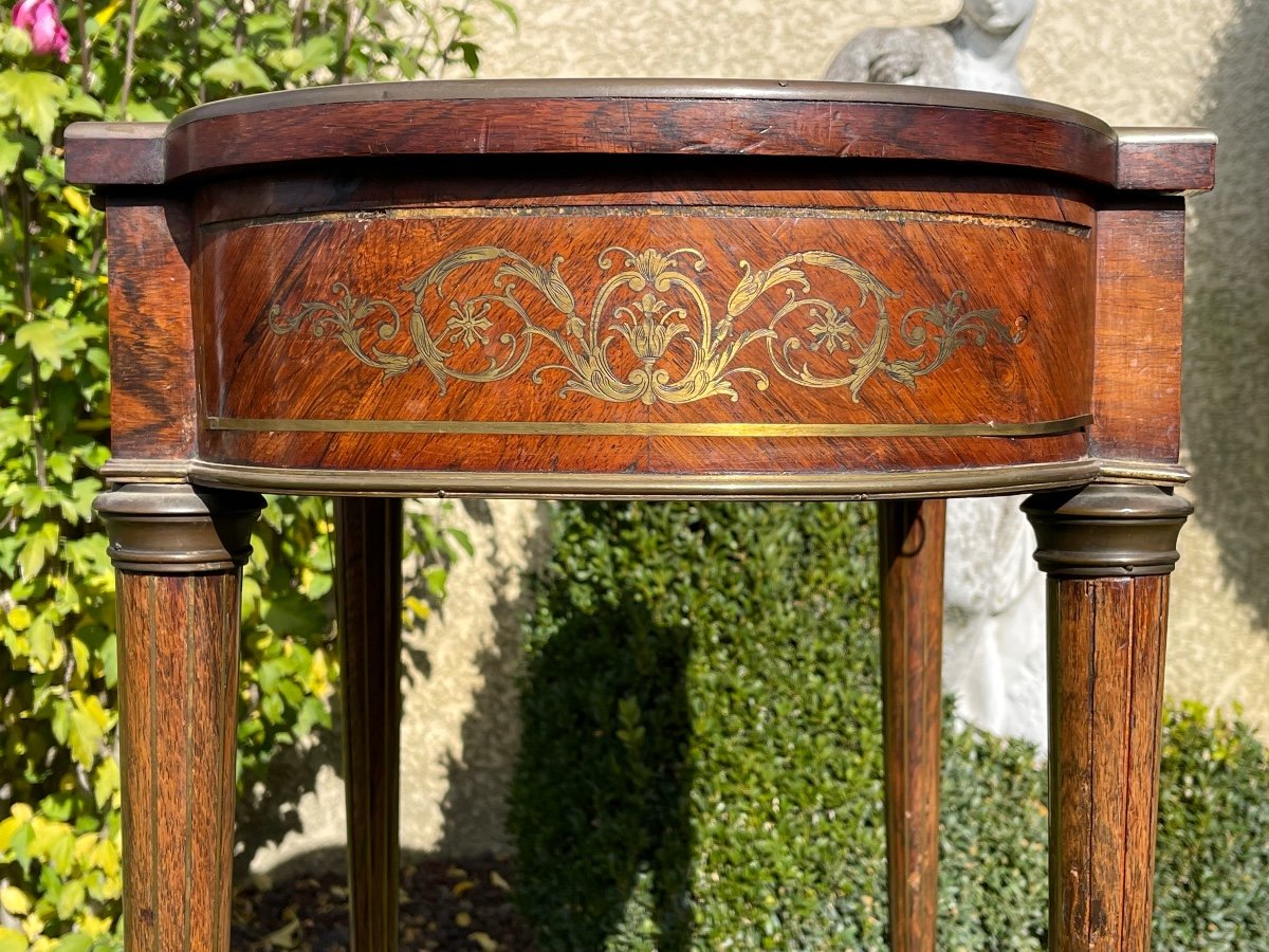 Napoleon III Marquetry Side Table -photo-6