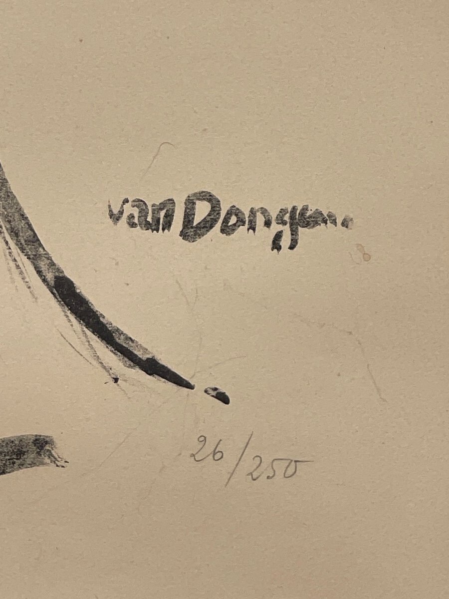 Kees Van Dongen (1877-1968) - Lithographie -photo-4