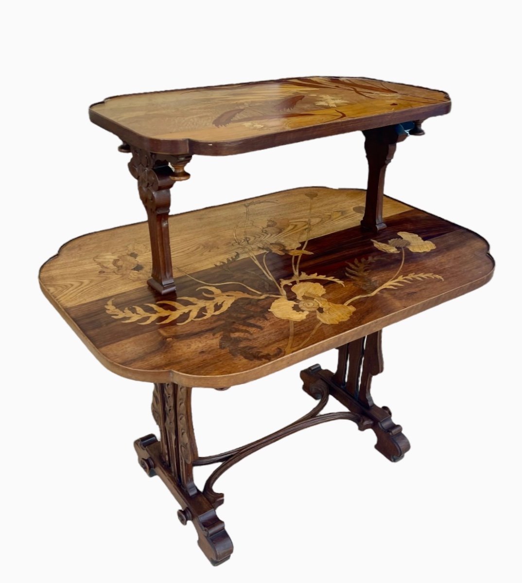 émile Gallé - Marquetry Tea Table