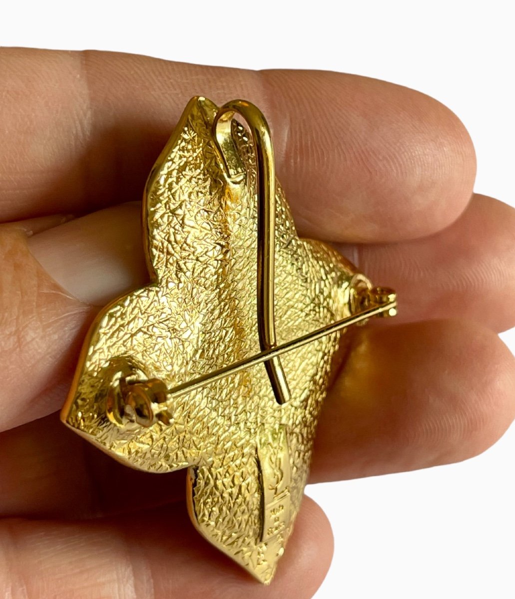 Yves Saint Laurent - Broche/pendentif Arty-photo-4