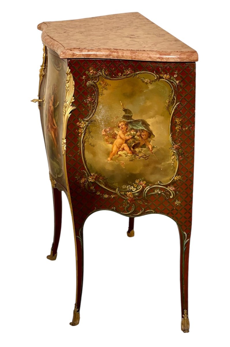 Victor Raulin - Louis XV Chest Of Drawers -photo-4