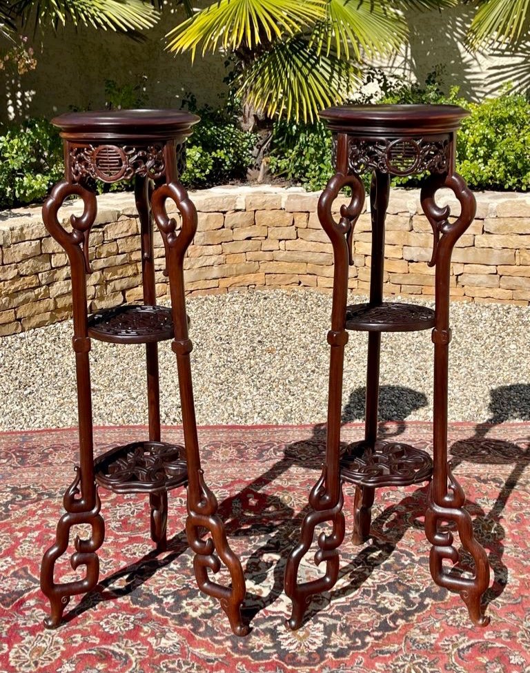 Pair Of Indo-chinese Stands 