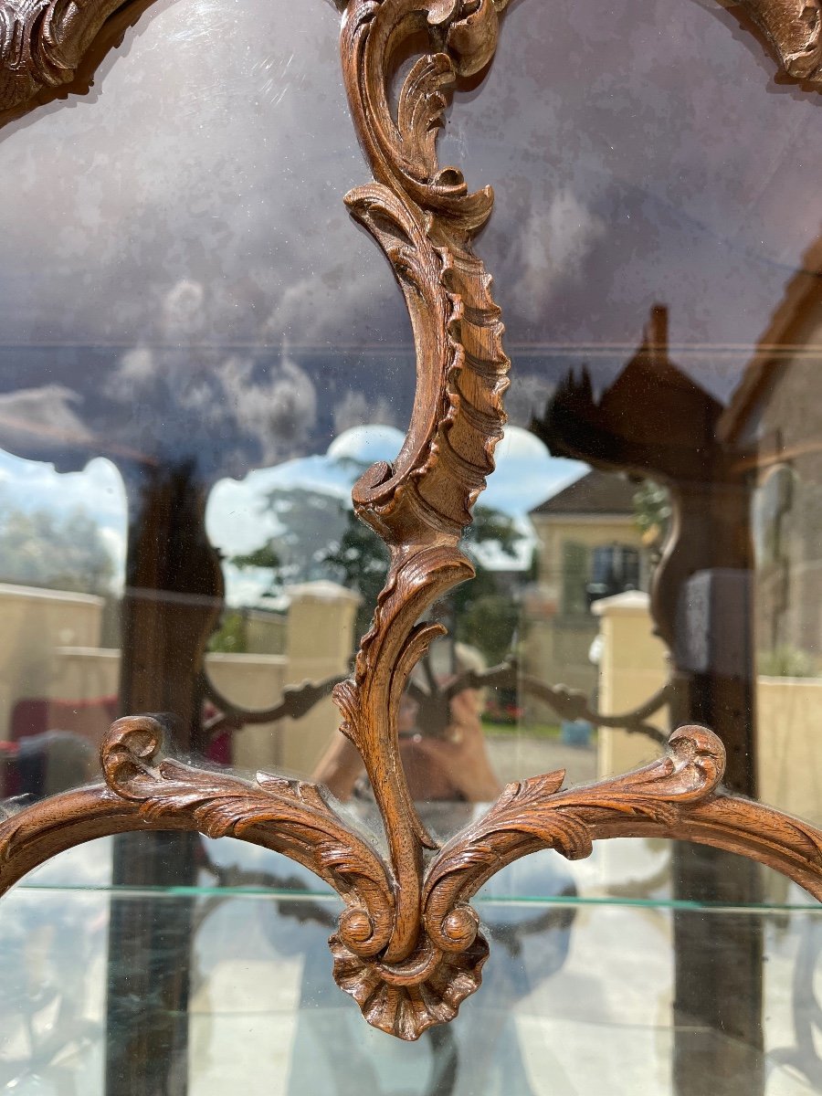 Louis XV Style Walnut Vitrine-photo-1