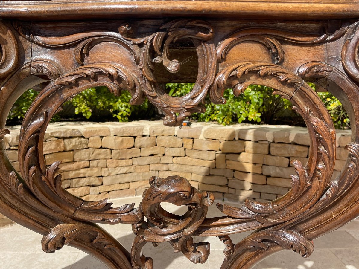 Louis XV Style Walnut Vitrine-photo-3