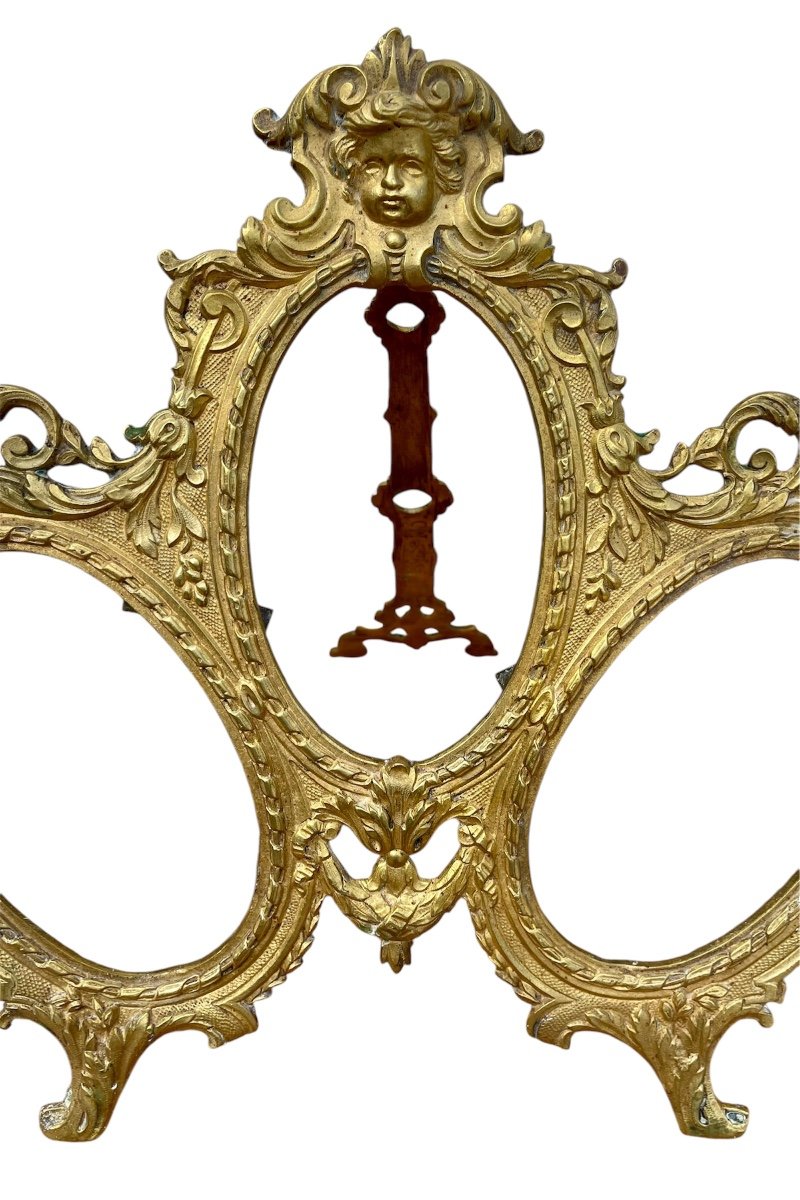 Louis XV Style Bronze Photo Frame-photo-2