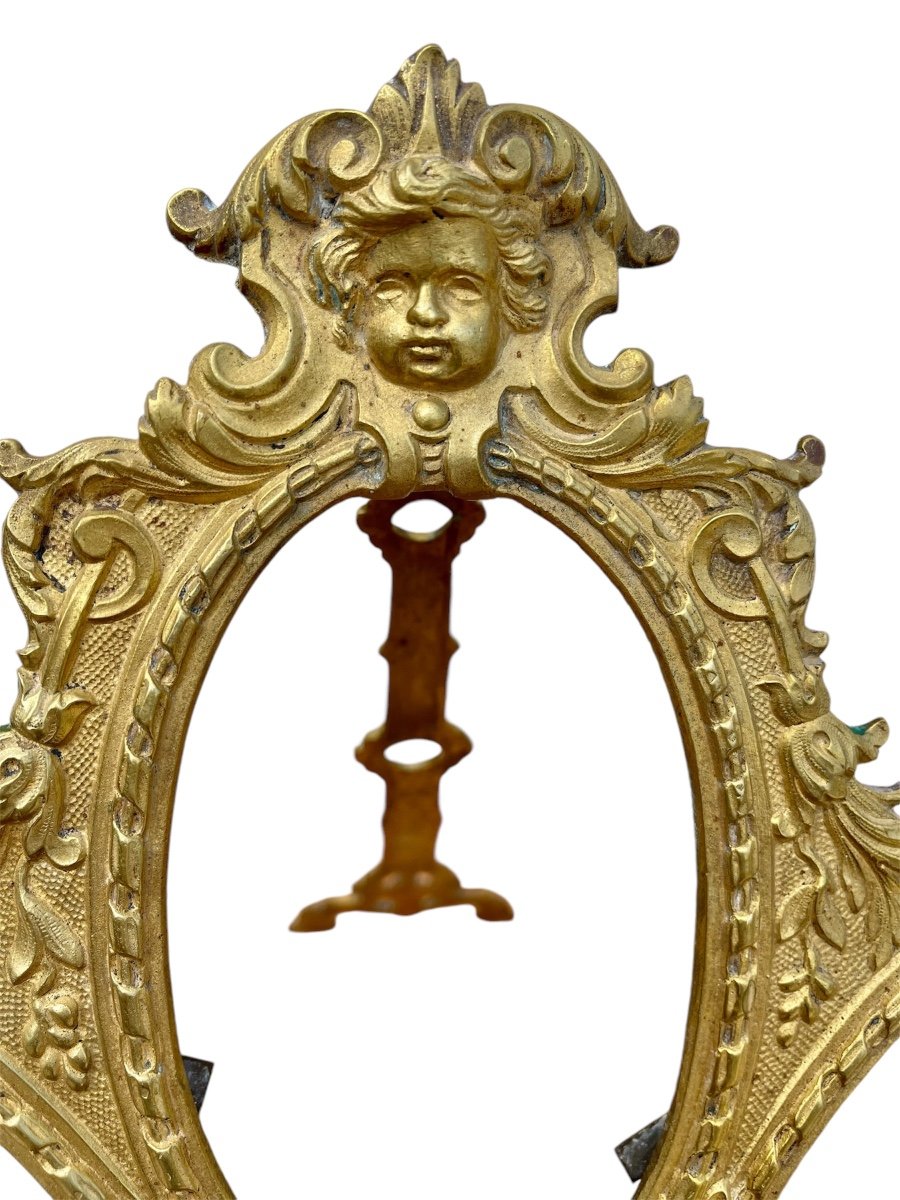 Louis XV Style Bronze Photo Frame-photo-3