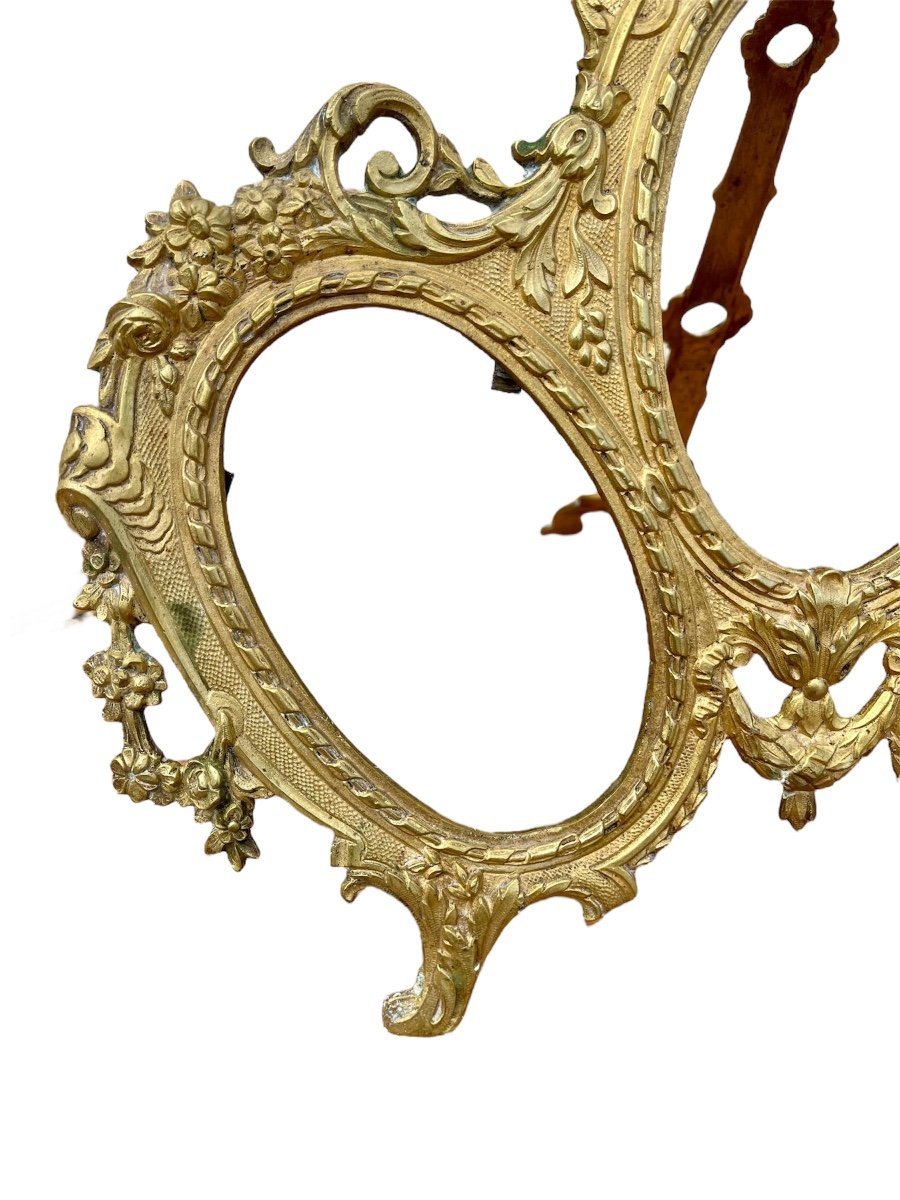 Louis XV Style Bronze Photo Frame-photo-2