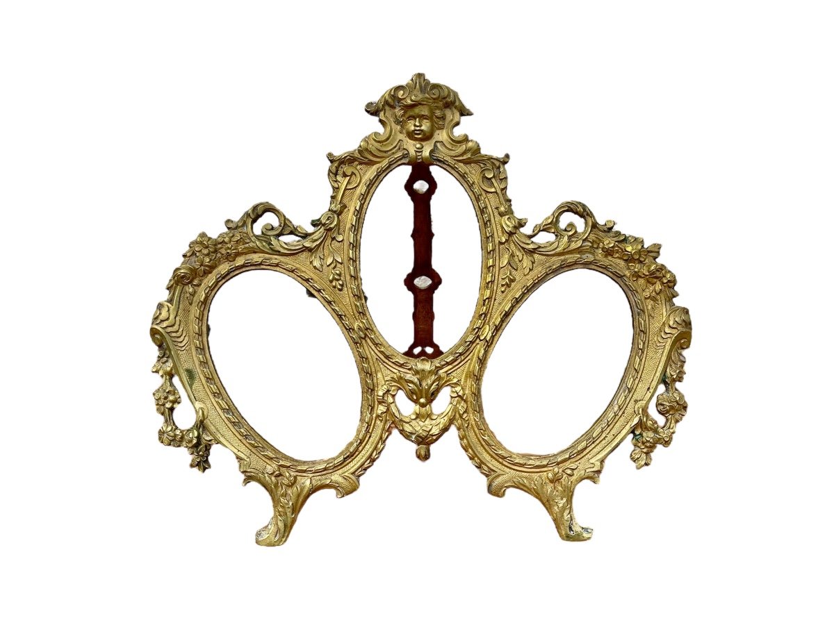 Louis XV Style Bronze Photo Frame