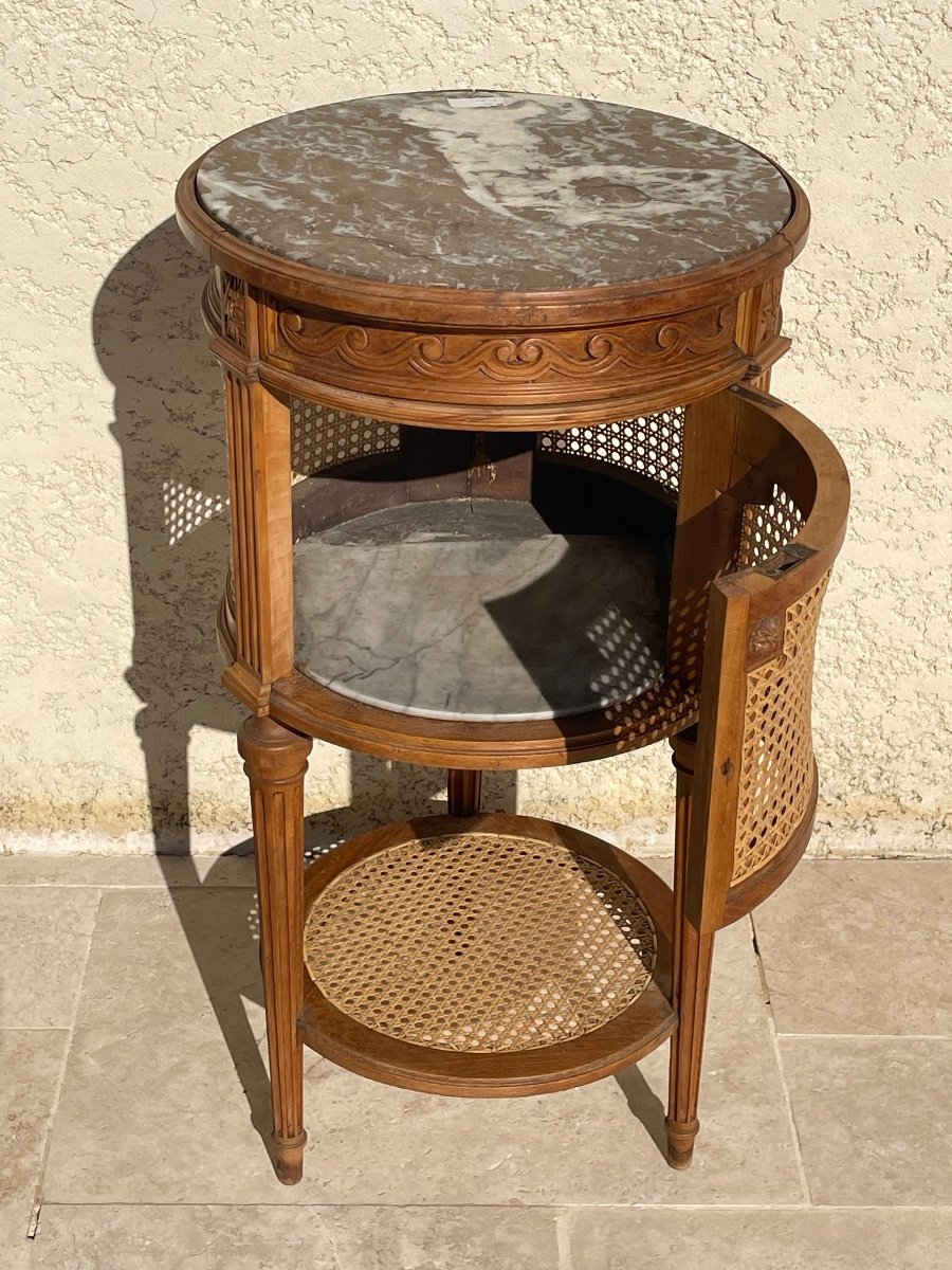 Louis XVI Bedside Table Or Louis XVI Nightstand -photo-3