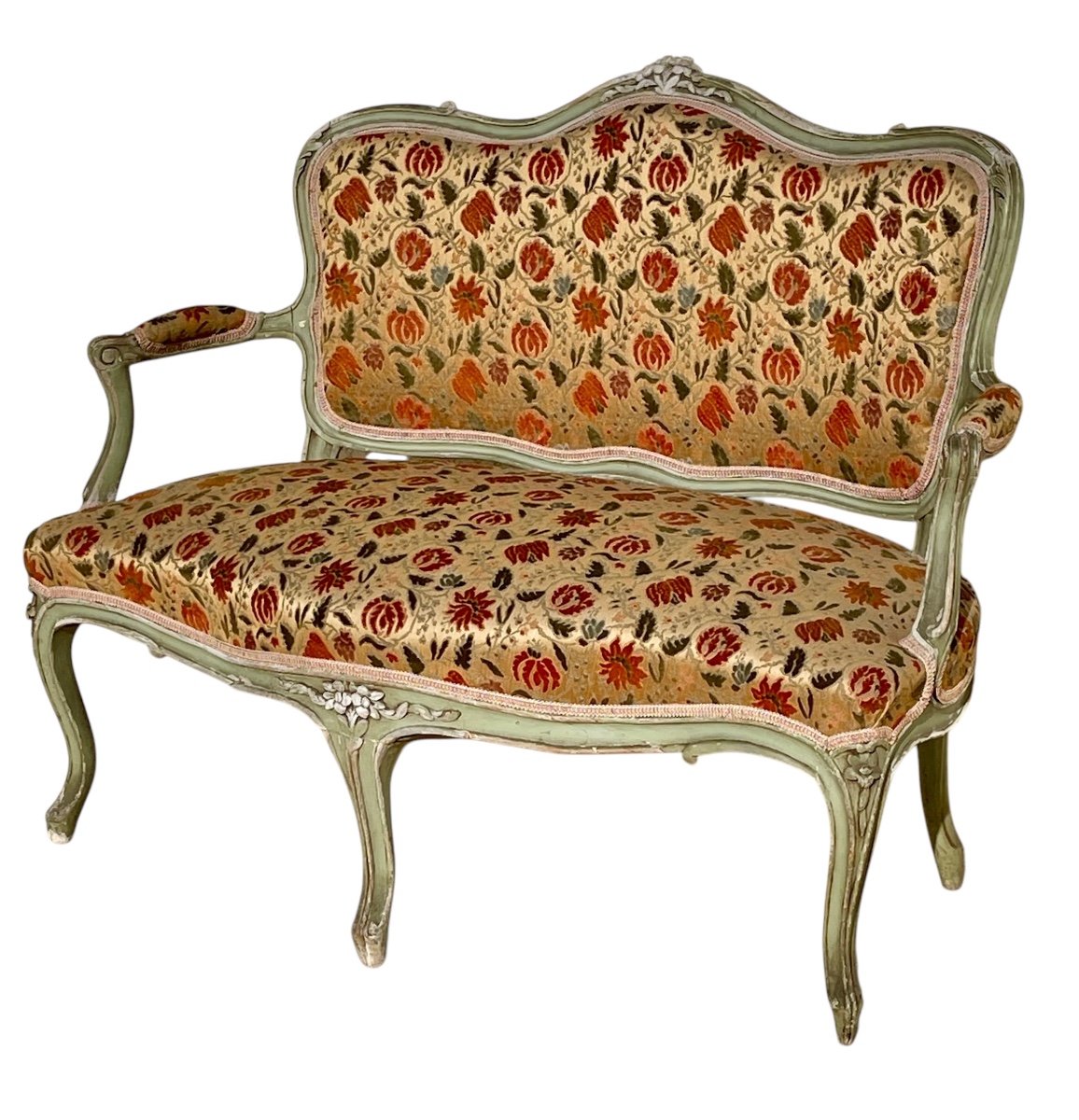 Louis XV Style Little Sofa -photo-2