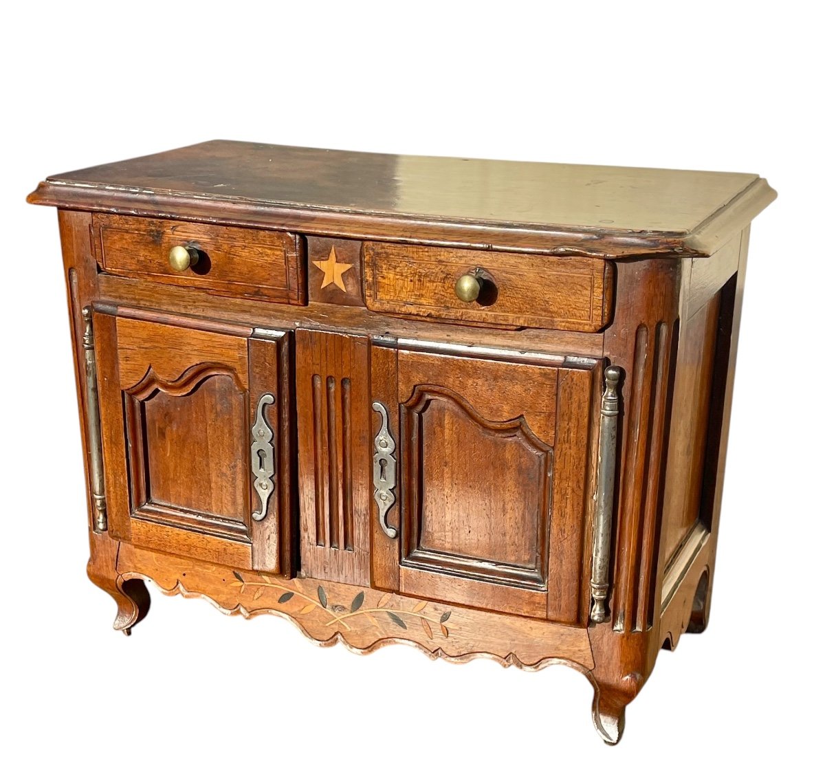 Small Louis XV Walnut Master's Buffet