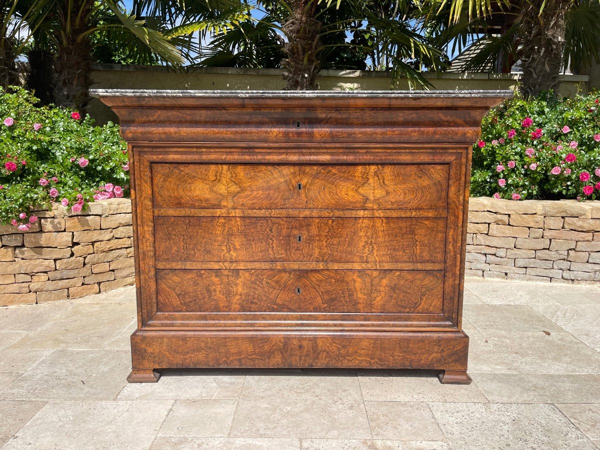 Commode Et Secrétaire Louis Philippe -photo-3