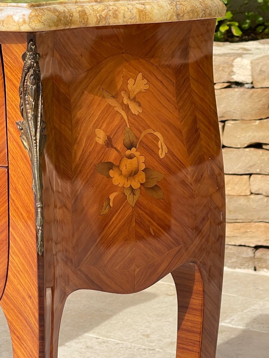 Bedside Tables - Marquetry Night Table-photo-2