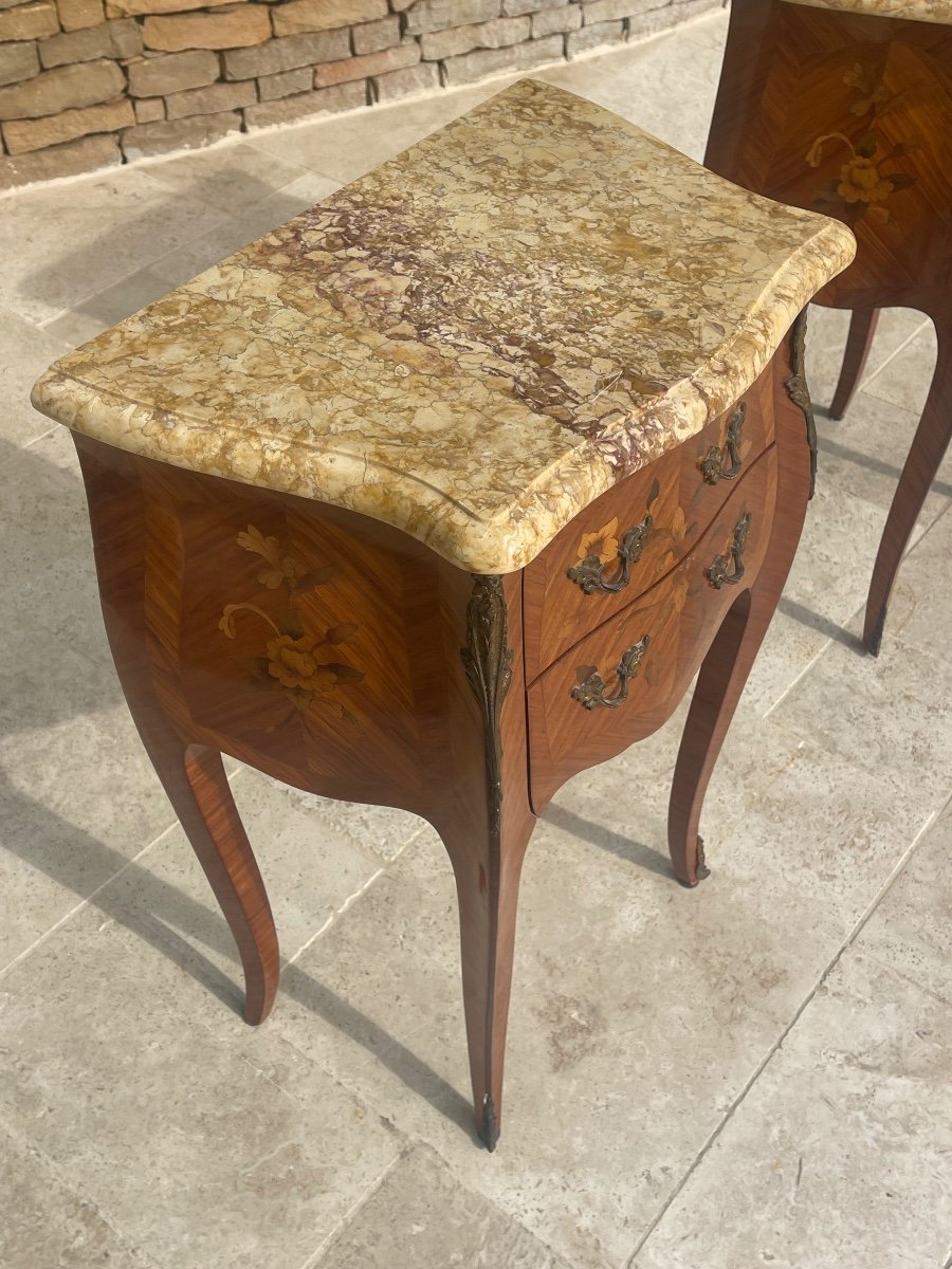 Bedside Tables - Marquetry Night Table-photo-3