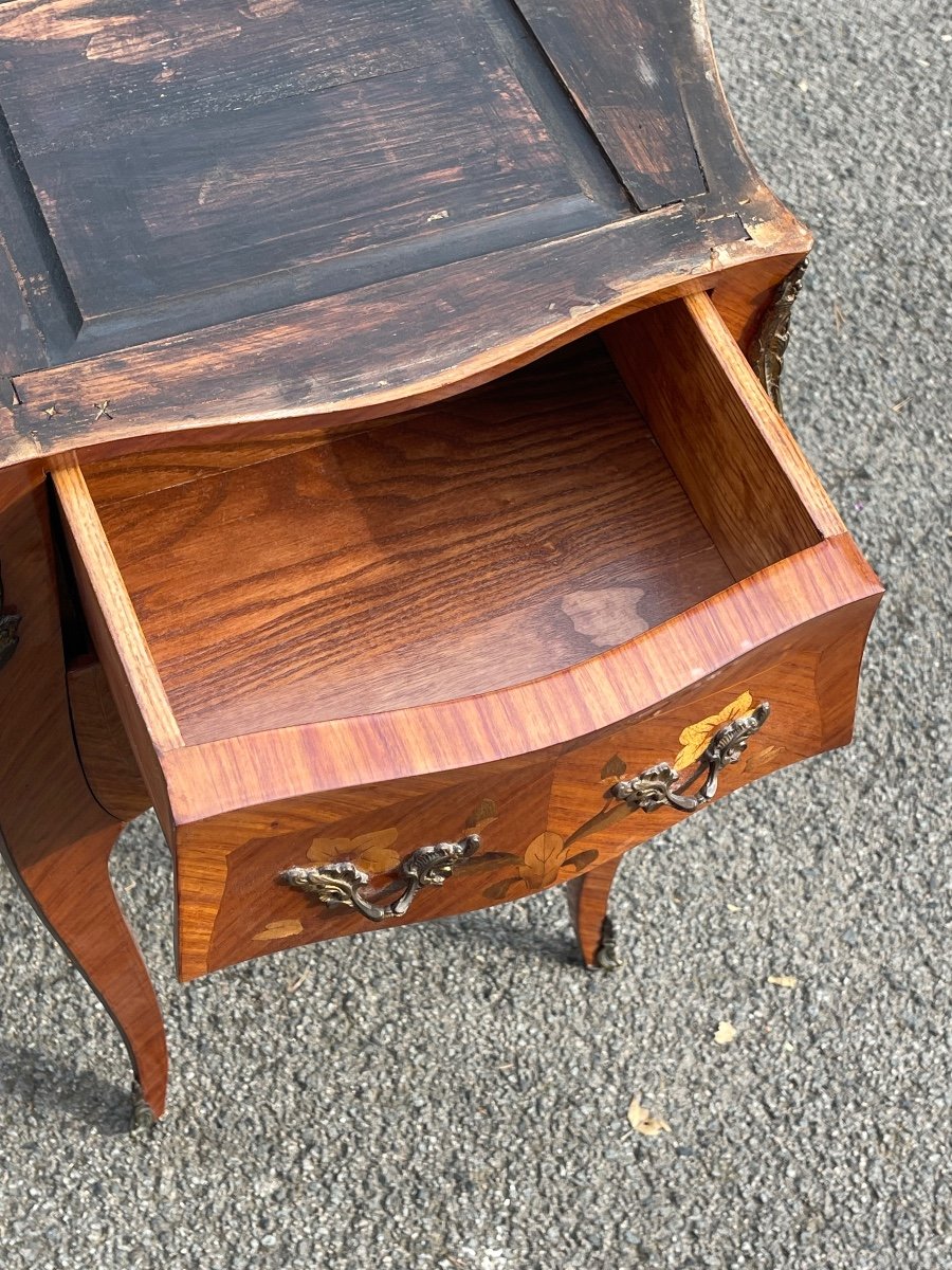 Bedside Tables - Marquetry Night Table-photo-7