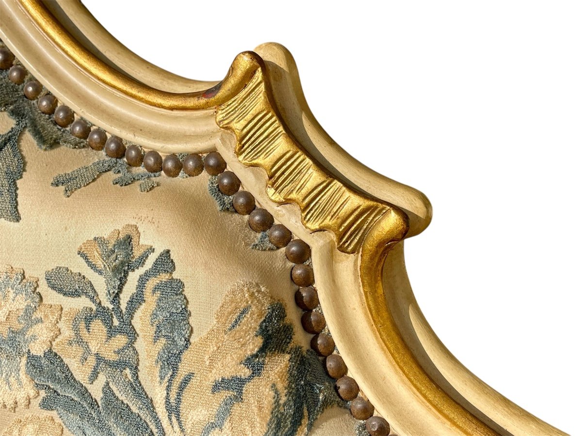 Lit Corbeille Style Louis XV-photo-1